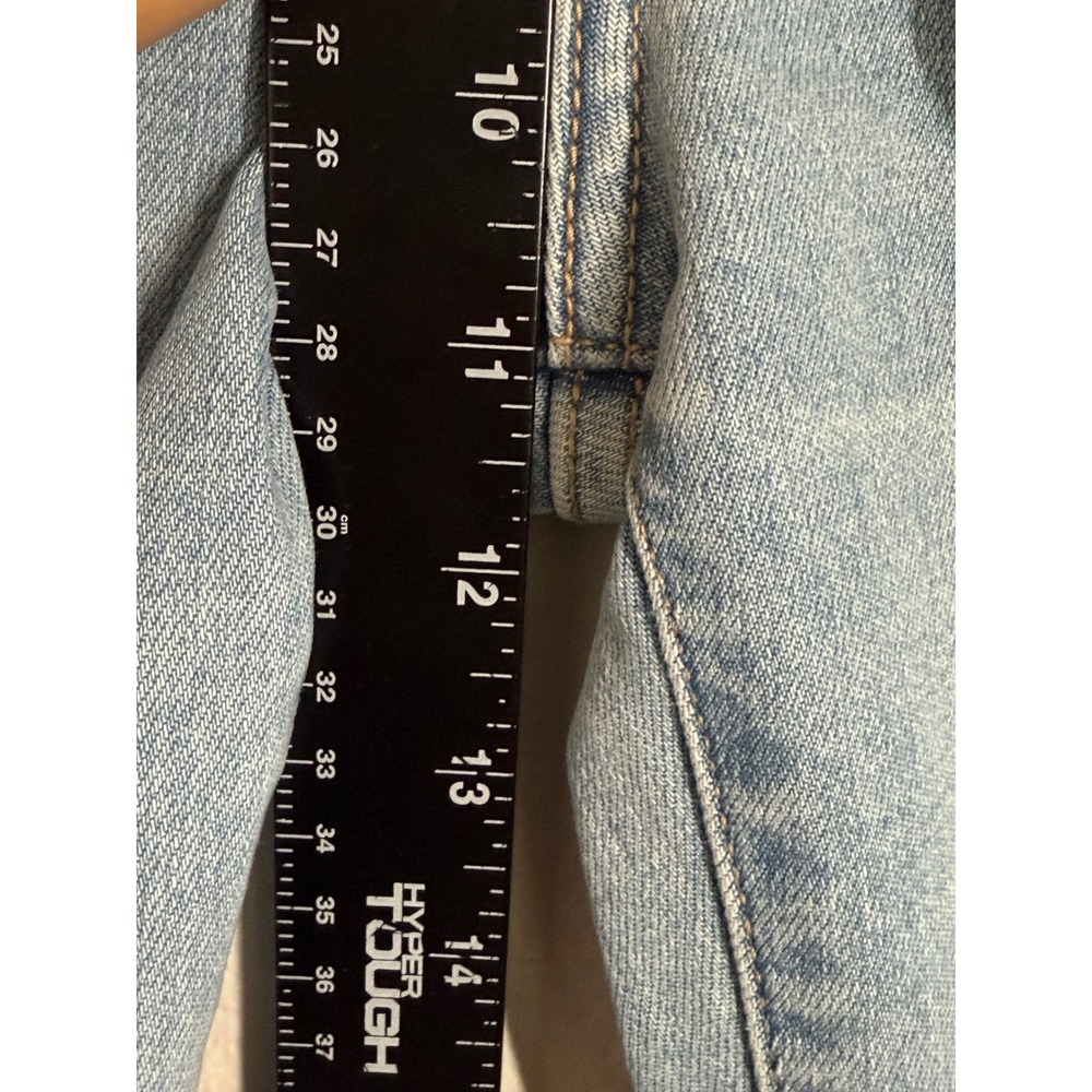 Women's Light Blue Flare Jeans - Picture 12 of 14
